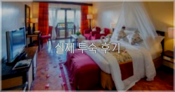 💬 실제 투숙 후기