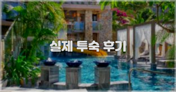 💬 실제 투숙 후기