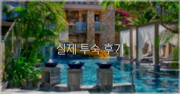 💬 실제 투숙 후기