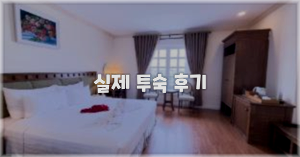 💬 실제 투숙 후기