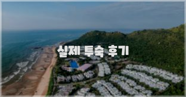 💬 실제 투숙 후기