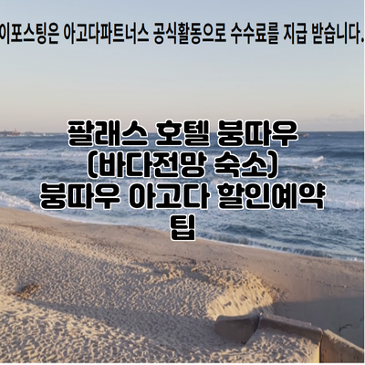 팔래스 호텔 붕따우 (바다전망 숙소) 붕따우 아고다 할인예약 팁